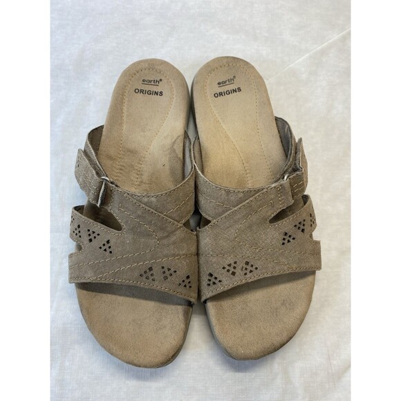Earth Origins Savoy Chantel Suede Slide Women Sandals- Westfield Waverly Size 9 - Picture 5 of 6